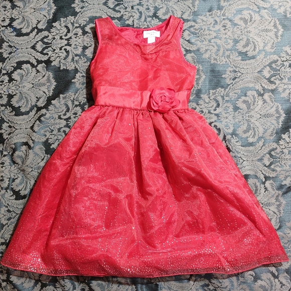 Girls Christmas Dress Medium 7-8 - Picture 1 of 6